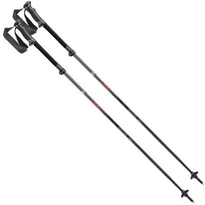 Burton x Black Diamond Compactor Poles Black/Red | Fun Sport