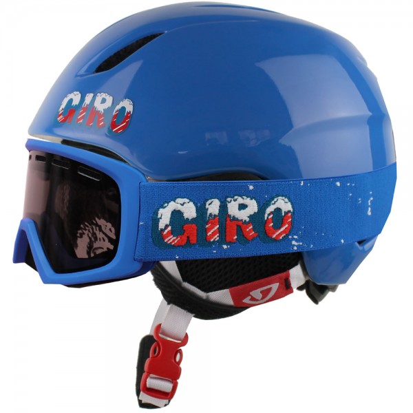 Giro Launch Combo Pack Skihelm Brille Blue Icee