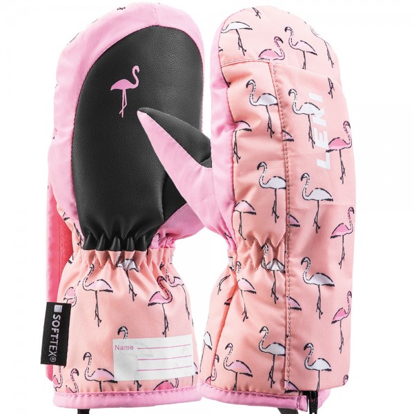 Leki Little Flamingo Zap Mitten Kinder-Skihandschuhe Rose Pink