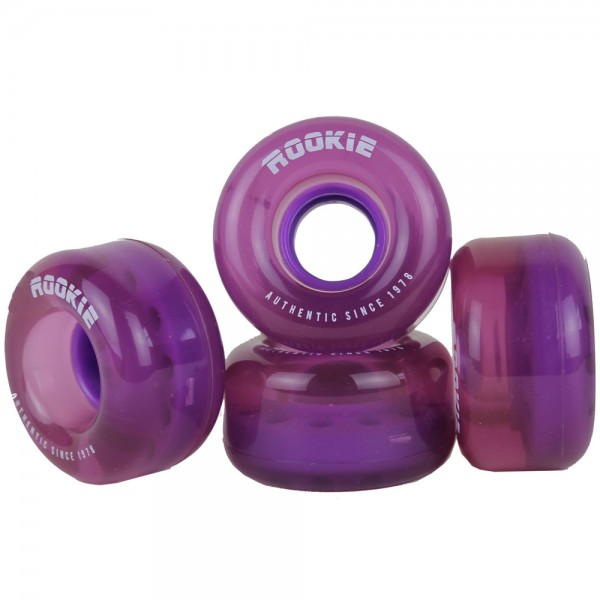 Rookie Quad Wheels Disco Clear Purple
