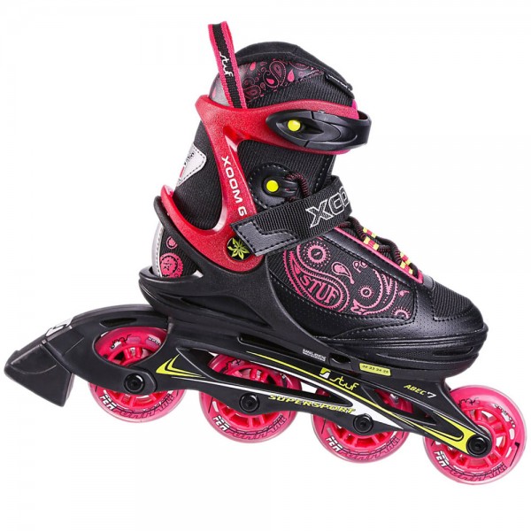 Stuf Xoom G Girl Junior Inline Skates 1002545 - Black/Pink