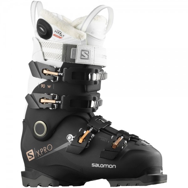 Salomon X Pro 90 W Custom Heat C Damen-Skistiefel Black/White