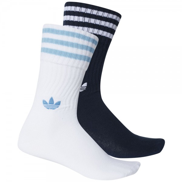 adidas Originals Solid Crew Socks 2 Pack Socken Collegiate Navy