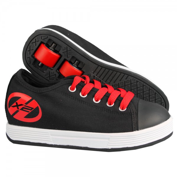 Heelys X2 Fresh Black Red