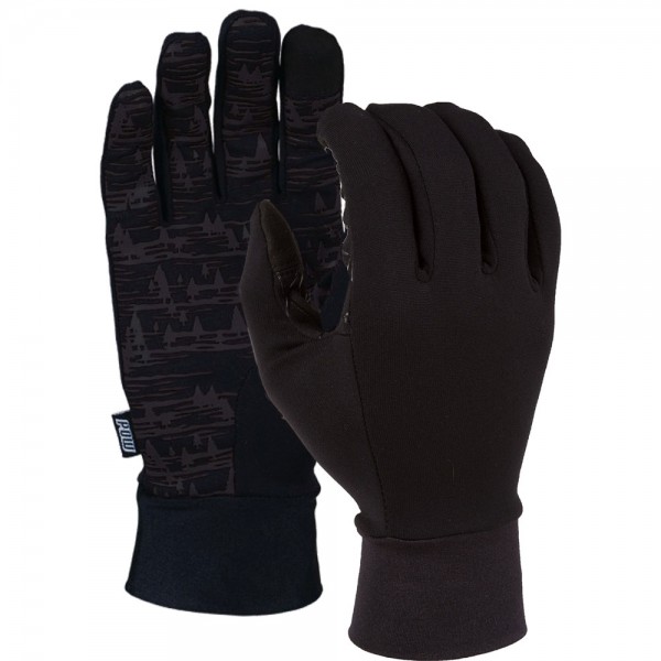 POW Poly Pro TT Liner Herren-Handschuhe Black