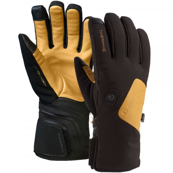 Therm-ic Ski Light Gloves Black/Yellow