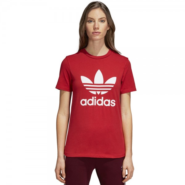 adidas Originals Trefoil Tee Damen-Shirt Real Red