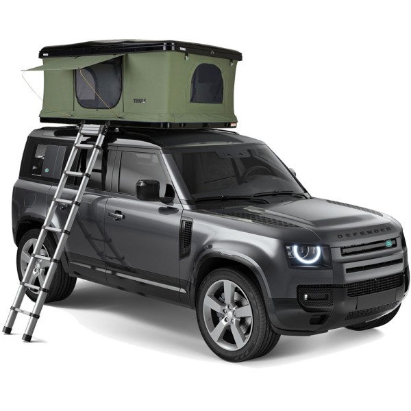 Thule Basin Hardshell Rooftop Tent Black Olive Green Fundgrube