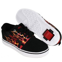 Heelys GR8 Black/Red/Flames