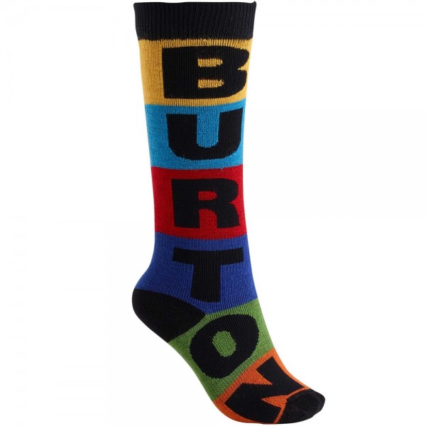 Burton Youth Party Sock Skisocken Logo Party
