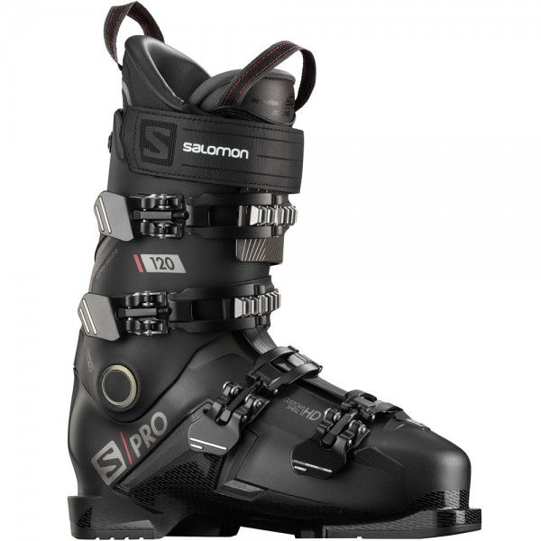 Salomon S/Pro 120 Ski-Boots Black/Beluga/Red