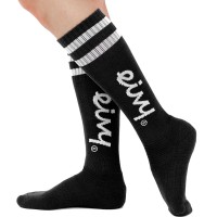 Eivy Cheerleader Wool Socks Black
