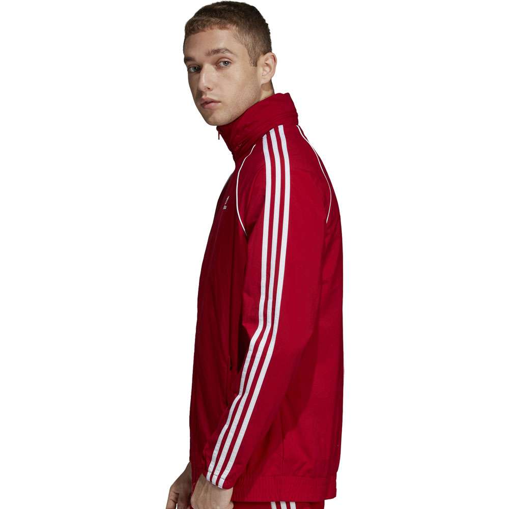 Adidas originals superstar track jacket  men's red hotsell