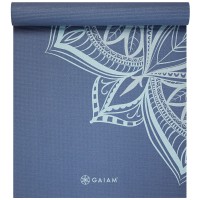 Gaiam Premium 2-colour Yoga Mat 6mm Purple Jam for sale online