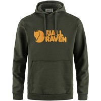 Fjaellraeven Logo Hoodie Deep Forest