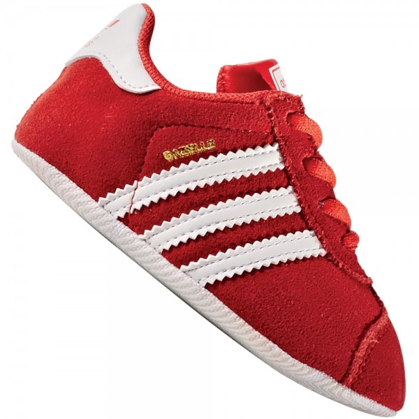 adidas Originals Gazelle Crib Kleinkind-Schuhe Core Red/White