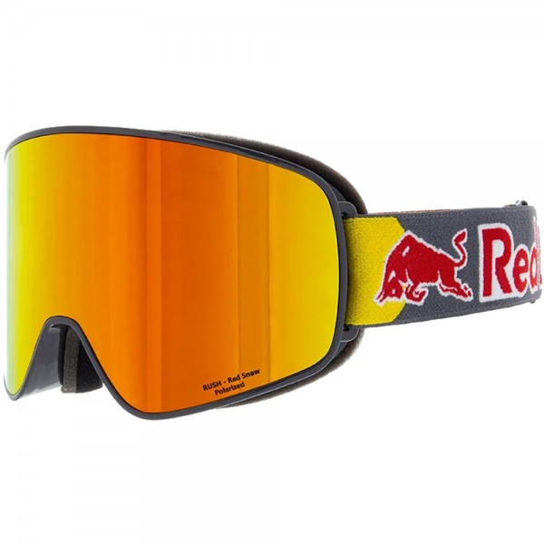 Red Bull Spect Eyewear Rush Grey Red Snow Brown Polarized