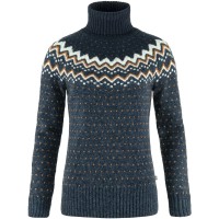 Fjaellraeven Oevik Knit Roller Neck Navy/Dark Navy