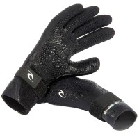 Rip Curl E-Bomb 2mm 5 Finger Gloves Black