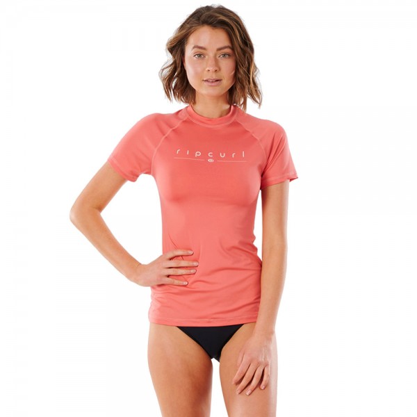 Rip Curl Golden Rays UV Shortsleeve Coral