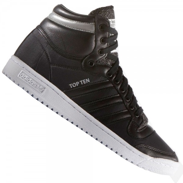 adidas Originals Top Ten Hi Winterized Sneaker B35373 Black/White