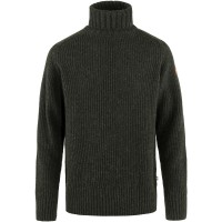 Fjaellraeven Oevik Roller Neck Sweater Dark Olive