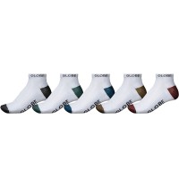 Globe Ingles Ankle Socks White Assorted