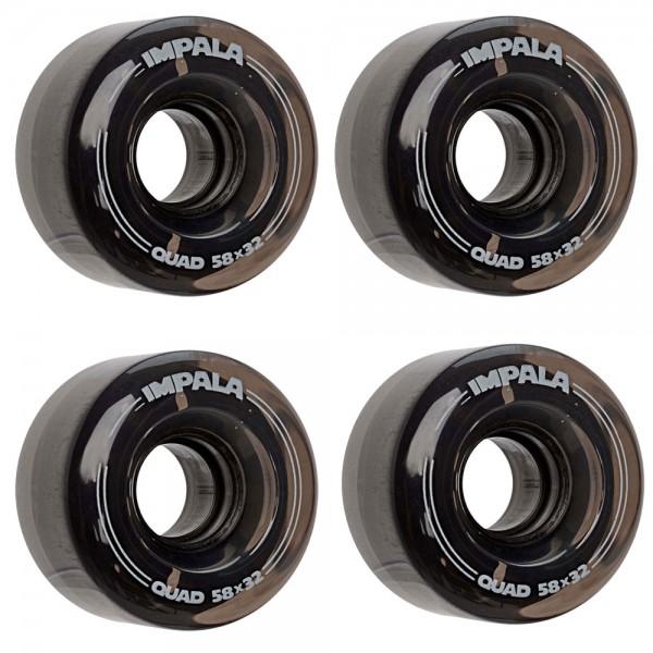 Impala Replacement Wheels 4 Pack Black