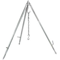 Petromax Dreibein mit Kette und Haken Silber