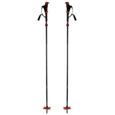 Burton x Black Diamond Compactor Poles Black/Red | Fun Sport