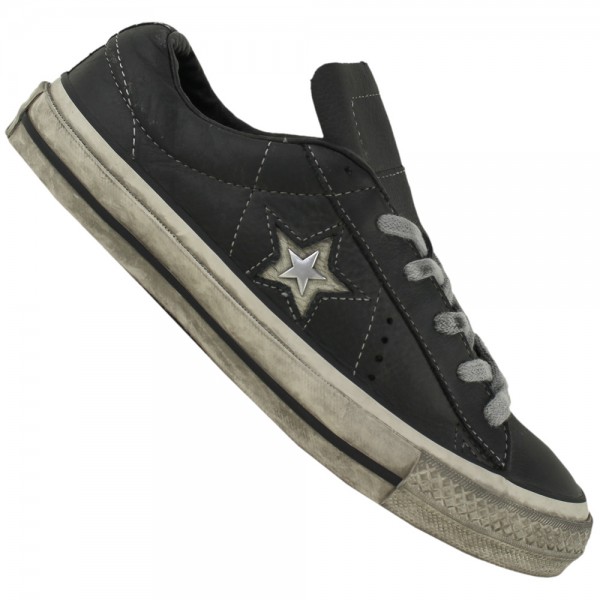 Converse Chuck Taylor All Star ONE Vintage Leather Unisex-Sneake Black