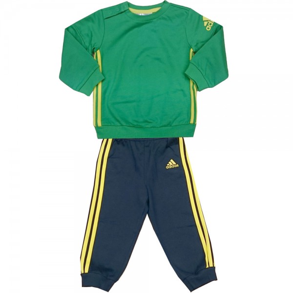 adidas Performance Crew Jogger Kinder-Trainingsanzug Green/Yellow