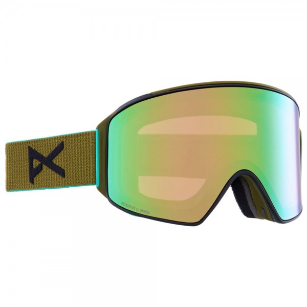anon M4 Cylindrical with Spare Goggle Green Prcv Variable Green